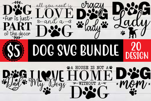 Dog SVG Bundle 2 for Local Business Branding