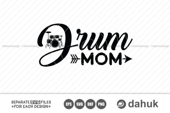 Drum Mom SVG: A Graphic Design Asset for Crafts and Creative Projects