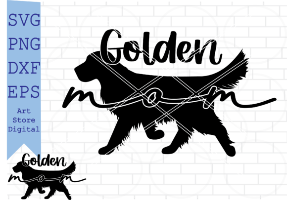 Golden Mom Svg for Crafts and Graphics