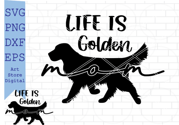 Life is Golden Mom Svg – A Versatile Graphic Design Asset for Crafts