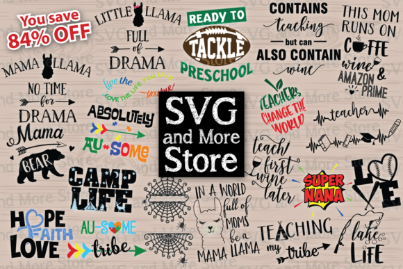 SVG More Store Bundle for Branding and Marketing Campaigns